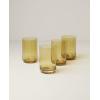 imageLenox 894462 Tuscany Classics Stackable 4Piece Tall Glasses Blue 14 ozStackable Coolers  Set of 4 Amber