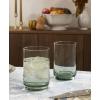 imageLenox 894462 Tuscany Classics Stackable 4Piece Tall Glasses Blue 14 ozStackable Coolers  Set of 4 Green
