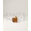 imageLenox 894462 Tuscany Classics Stackable 4Piece Tall Glasses Blue 14 ozStackable Coolers  Set of 6 Clear