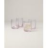 imageLenox 894462 Tuscany Classics Stackable 4Piece Tall Glasses Blue 14 ozStackable Tall Glasses  Set of 4 Blush