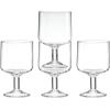 imageLenox 894462 Tuscany Classics Stackable 4Piece Tall Glasses Blue 14 ozStackable Wine Glasses  Set of 4