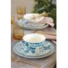 imageLenox 894462 Tuscany Classics Stackable 4Piece Tall Glasses Blue 14 ozTall Glasses  Set of 4  Amber