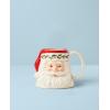 imageLenox 895044 Holiday Santa Mug Multicolor 16 oz Christmas DrinkwareSanta Mug