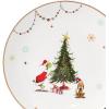 imageLenox 895052 Merry Grinchmas Dinner Plates Set Of 4 Green 1075 Christmas Drinkware Holiday Hosting