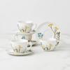 imageLenox 896612 Wildflowers 8Piece Espresso Cups ampamp Saucers Set