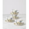 imageLenox 898386 Wildflowers Tea Cup ampamp Saucer Set Of 4