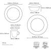 imageLenox Chirp 4Piece Place Setting 51 LB Multi4Piece Place Setting