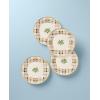 imageLenox Holiday Plaid Dinner Plates Set of 4 602 Red ampamp GreenAccent Plates  Set of 4