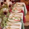 imageLenox Holiday Plaid Dinner Plates Set of 4 602 Red ampamp GreenDinner Plates  Set of 4