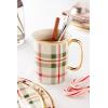 imageLenox Holiday Plaid Dinner Plates Set of 4 602 Red ampamp GreenMugs  Set of 4