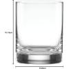 imageLenox Tuscany Classics 4piece Bordeaux Glass Set 335 LB Clear4 Count Pack of 1