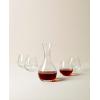 imageLenox Tuscany Classics Pierced Decanter 335 LB ClearDecanter With 4 Stemless Wine Glasses