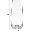 imageLenox Tuscany Classics White Wine Glass Set Buy 4 Get 6 6 Count Pack of 1 Clear 21 ouncesStemless Flutes