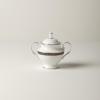 imageLenox Vintage Jewel 5 Piece Boxed Set White DinnerwareSugar Bowl with Lid
