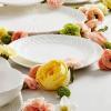 imageLenox Wicker Creek 12Piece Dinnerware Set 1429WhiteAccent Plates  Set of 4