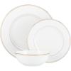 imageLenox 6111918 Federal Gold Accent Plate3Piece Place Setting