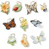 10-Piece Ornament Set Butterfly