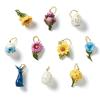 10-Piece Ornament Set Floral