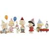 imageLenox 847857 Peanuts 6Piece Birthday Party Figurine Set