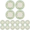 imageLenox 863669 Holiday 4Piece Melamine Dinner Plate Set Christmas Dinnerware Hosting220 LB Pack of 4