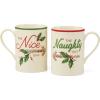 Naughty & Nice Mug Set