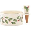 imageLenox 870006 Hosting The Holidays Wine Coaster ampamp Stopper Set Christmas ThemeWine Coaster  Stopper