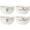 imageLenox 894167 Merry Grinchmas 4Piece AllPurpose Bowl Set Christmas Dinnerware