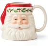 imageLenox 895044 Holiday Santa Mug Multicolor 16 oz Christmas DrinkwareSanta Mug