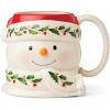imageLenox 895044 Holiday Santa Mug Multicolor 16 oz Christmas DrinkwareSnowman Mug