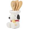 imageLenox 897681 Chef Snoopy Figural Utensil Crock 4Piece Set