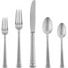 imageLenox Eternal Frosted 5Piece Stainless Steel Flatware Place Setting Service for 1 Silver Frosted