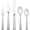 imageLenox Eternal Gold Flatware 5Piece Place Setting Service for 1  Stainless 5Piece Set  Metallic