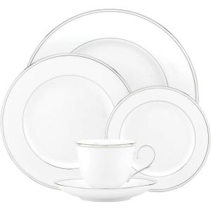 imageLenox 100210012 Federal Platinum Salad Plate5Piece Place Setting
