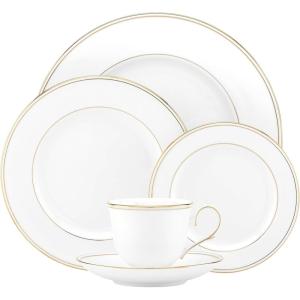 imageLenox 6111918 Federal Gold Accent Plate5Piece Place Setting