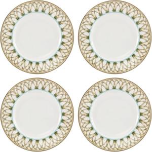 imageLenox 6226609 British Colonial Bamboo Dinner PlateAccent Plates  Set of 4