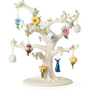 imageLenox 6361265 Snoopy ampamp Friends 11Piece Christmas Tree Ornament Set Display Stand10Piece Ornament Set with Tree