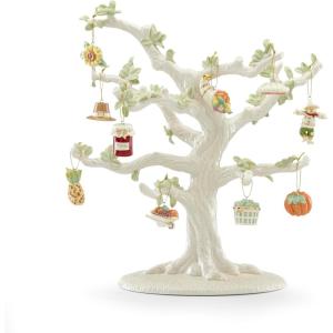 imageLenox 6361265 Snoopy ampamp Friends 11Piece Christmas Tree Ornament Set Display StandOrnament Tree and 10Piece Ornament Set  Autumn