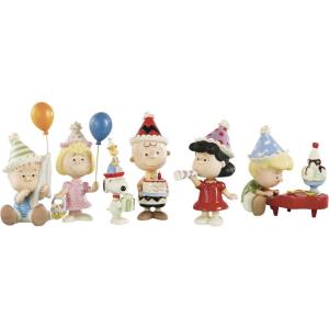 imageLenox 847857 Peanuts 6Piece Birthday Party Figurine Set