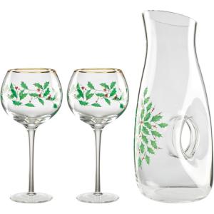 imageLenox 849605 Holiday 4Piece Highball Glass Set Christmas Dinnerware Hosting13Piece Glassware Set