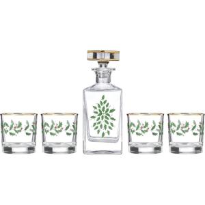 imageLenox 849605 Holiday 4Piece Highball Glass Set Christmas Dinnerware HostingWhiskey Set