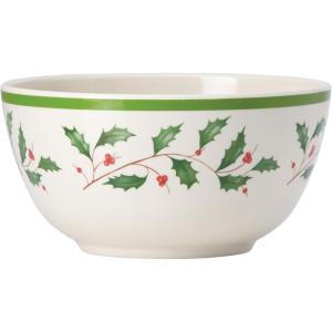 imageLenox 870016 Holiday Melamine 4Piece AllPurpose Bowl Set Christmas Dinnerware Hosting
