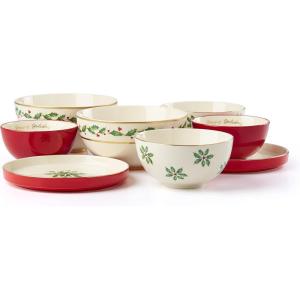 imageLenox 883431 Holiday Place Setting Bowl Red ampamp Green Christmas Dinnerware1162