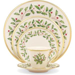 imageLenox 883431 Holiday Place Setting Bowl Red ampamp Green Christmas Dinnerware425 LB