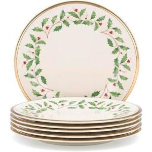 imageLenox 883431 Holiday Place Setting Bowl Red ampamp Green Christmas Dinnerware8 Pack of 6
