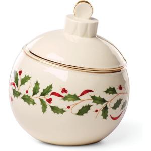 imageLenox 886642 Holiday Bakeshop Cupcake Candy Dish Christmas HostingCandy Jar