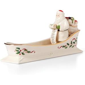 imageLenox 886642 Holiday Bakeshop Cupcake Candy Dish Christmas HostingCracker Tray