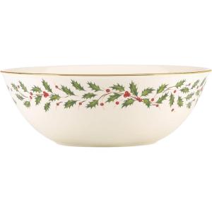 imageLenox 886642 Holiday Bakeshop Cupcake Candy Dish Christmas HostingLarge Bowl