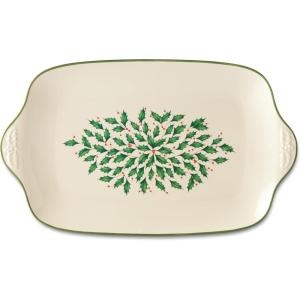 imageLenox 886642 Holiday Bakeshop Cupcake Candy Dish Christmas HostingOversized Platter