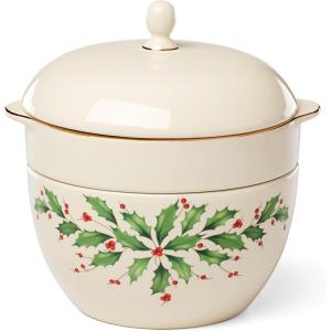 imageLenox 886642 Holiday Bakeshop Cupcake Candy Dish Christmas HostingStackable Bowls