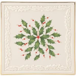 imageLenox 886642 Holiday Bakeshop Cupcake Candy Dish Christmas HostingTrivet